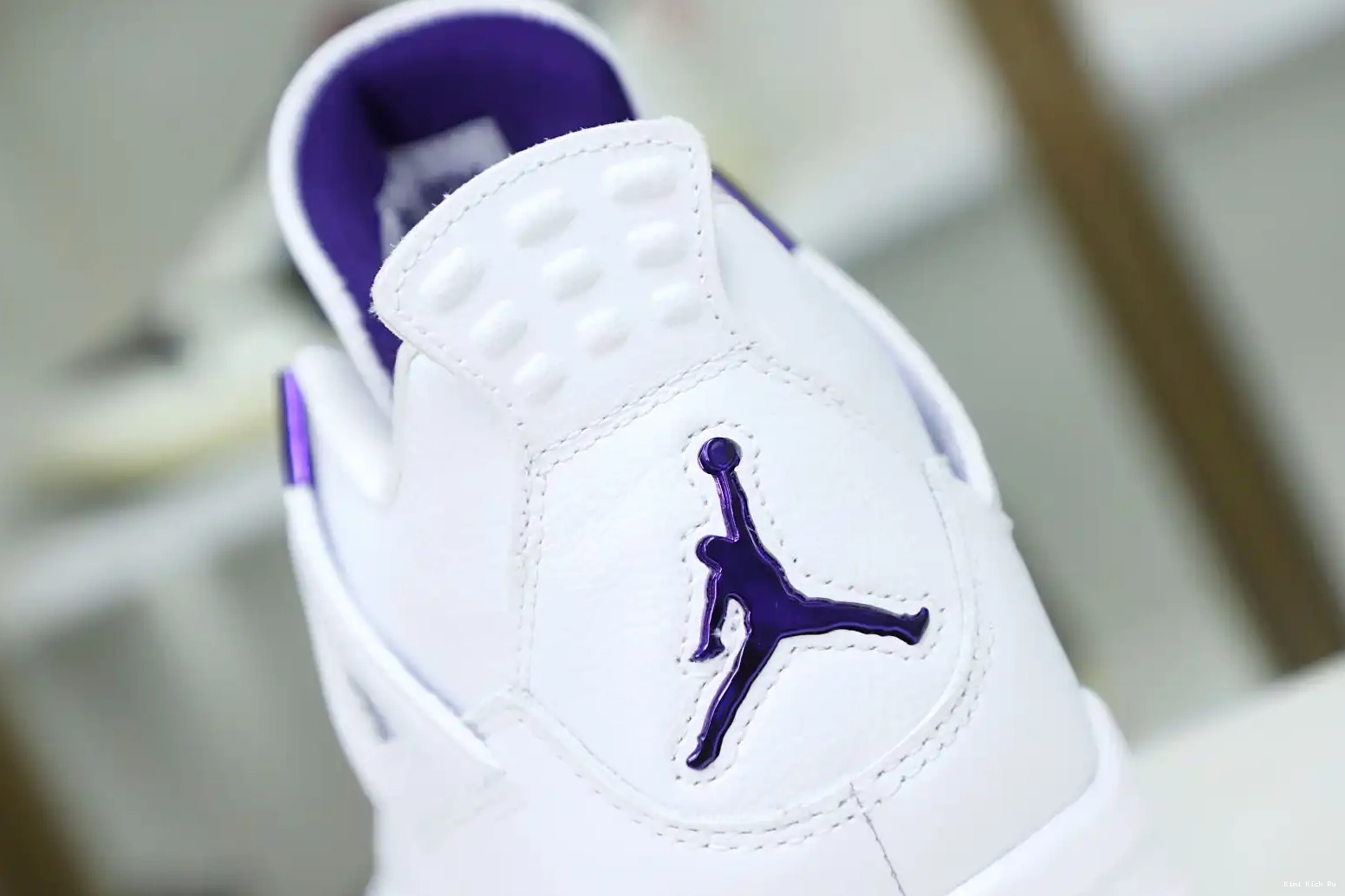 JORDAN AIR METALLIC 4 Kimikick PURPLE 0716